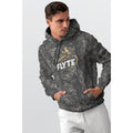 FLYTE DOWN TIMBER  PATTERN HOODIE